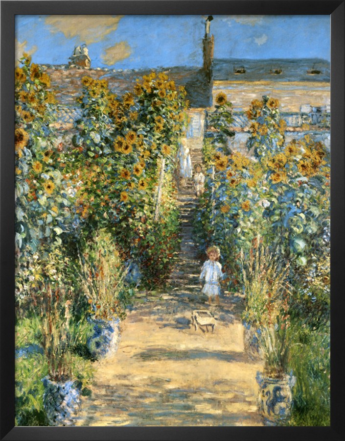 Garden at Vetheuil, 1881 - Claude Monet Paintings